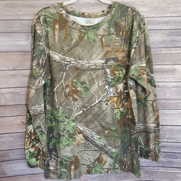 RedHead Other - Redhead Men's L/S Camo T-shirt, Size M